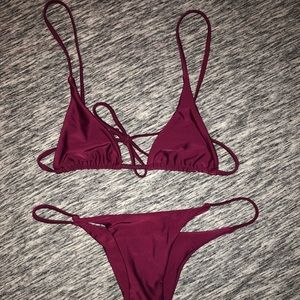 Thong string bikini